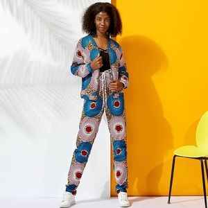 African Ankara Fall jogging suit